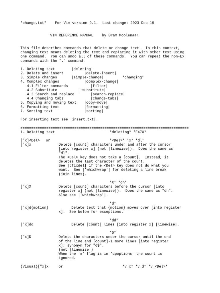 Change | PDF | Computer Programming | Computing