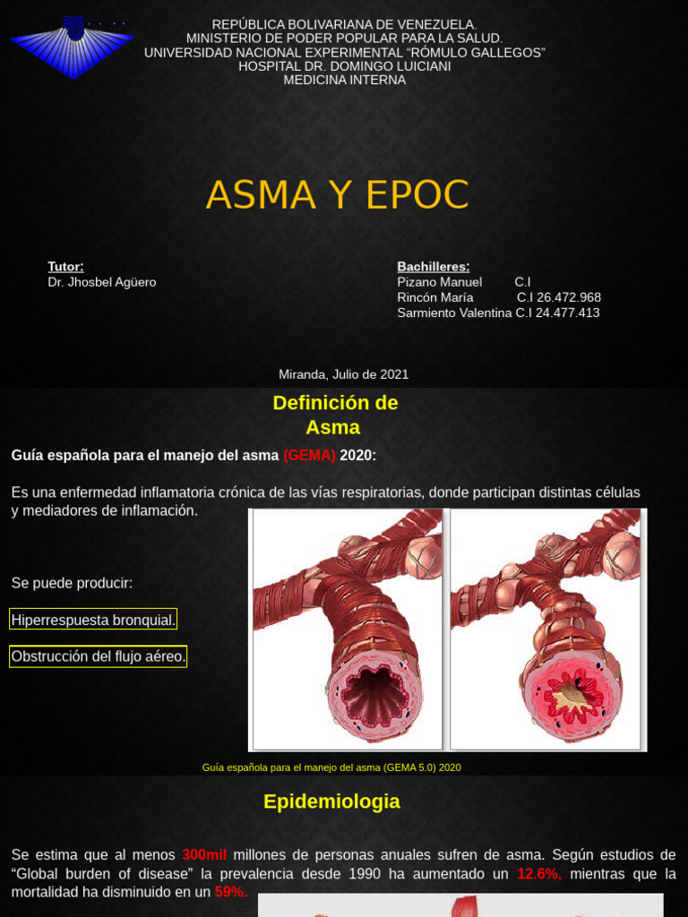 Asma y EPOC-2 | PDF | Enfermedad pulmonar obstructiva crónica | Asma