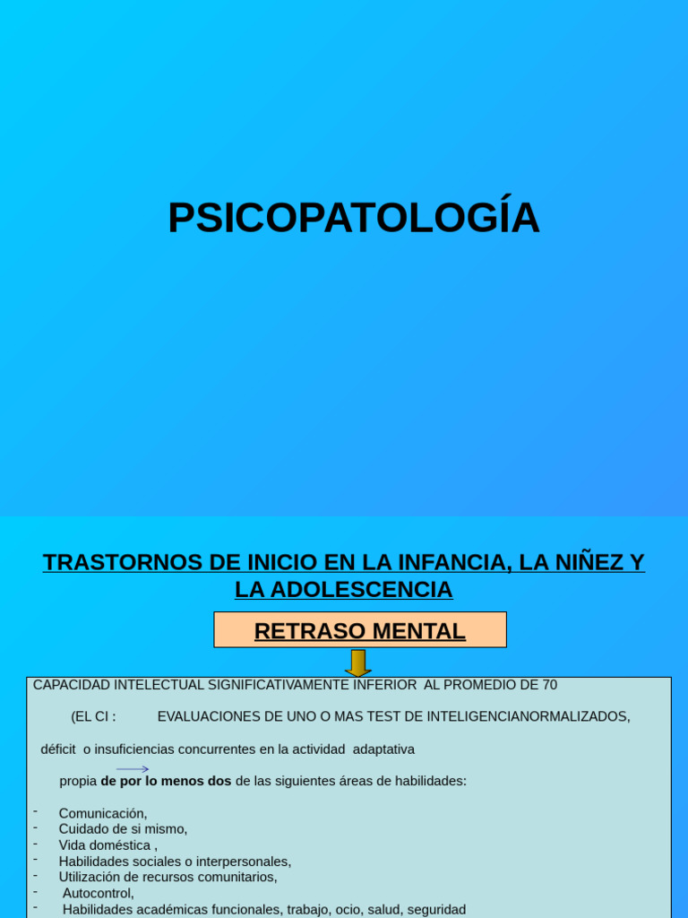 8 - TRAS - INF Retardo Mental | PDF | Discapacidad intelectual ...