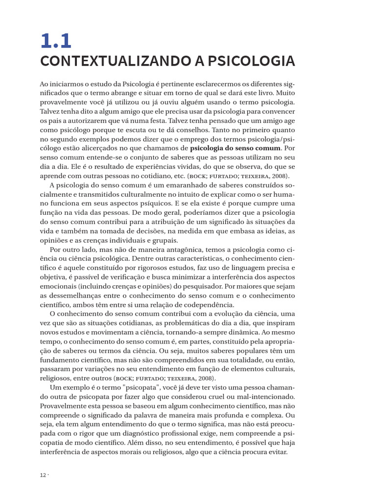 Teorias da Aprendizagem na Psicologia | PDF | Psicologia | Behaviorismo