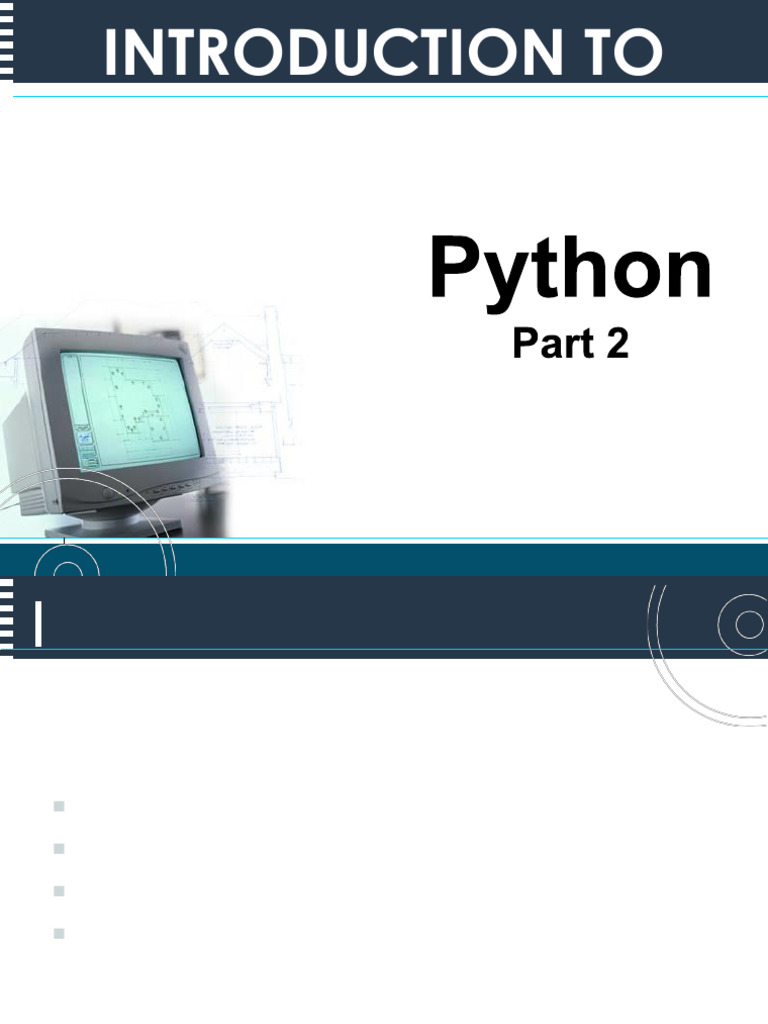 05 - Intro To Python Part 2 - (W Exercise) | PDF | Division ...