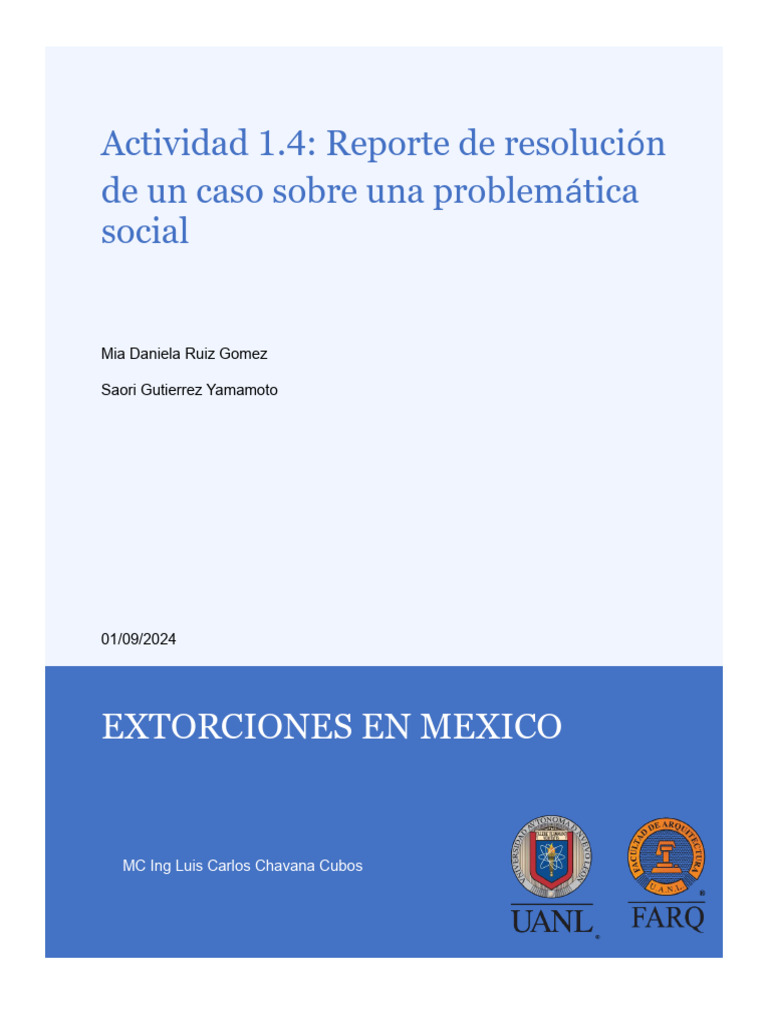 MDRG - Reporte de Resolución de Un Caso. | PDF | Corrupción política ...