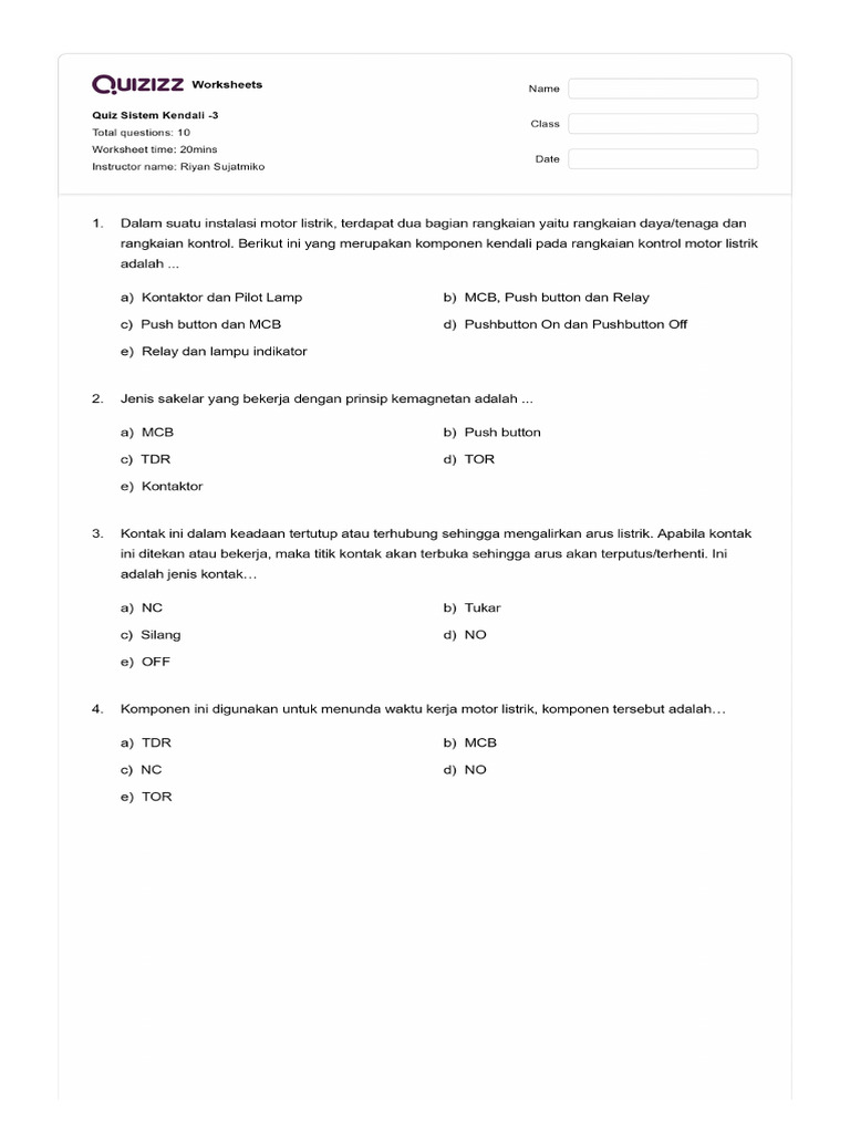 Soal Latihan 5 | PDF