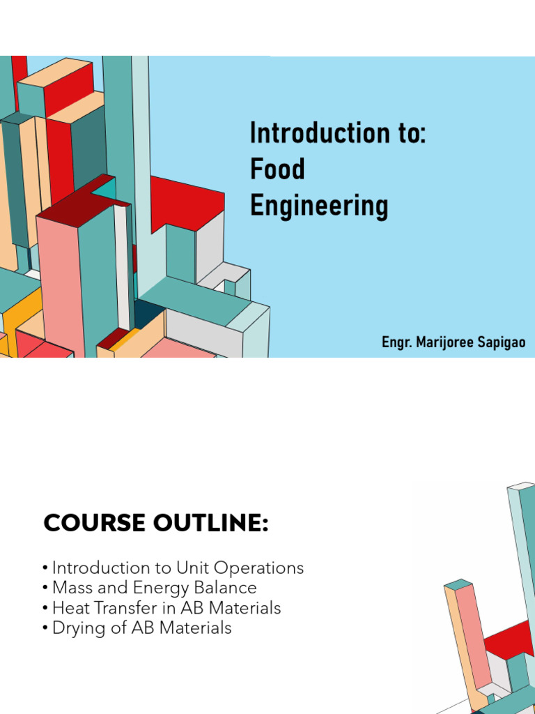 Food Engineering Review | PDF | Pressure | Density