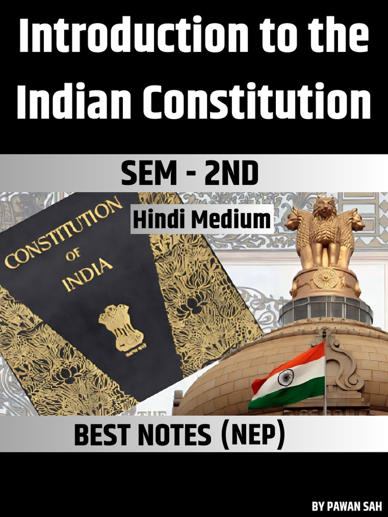 1719294090866introduction To The Indian Constitution Hindi | PDF