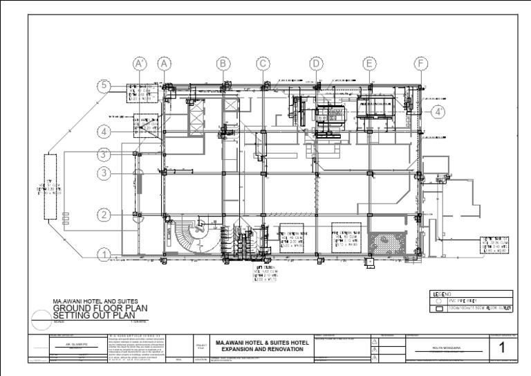Ma - Awani - GF Setting Out Plan - 9 12 24 | PDF