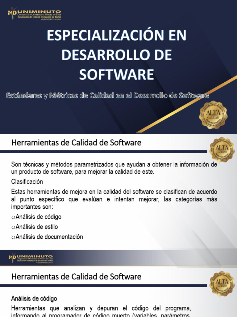 Herramientas de Calidad Del Software | PDF | Red mundial | Internet y web
