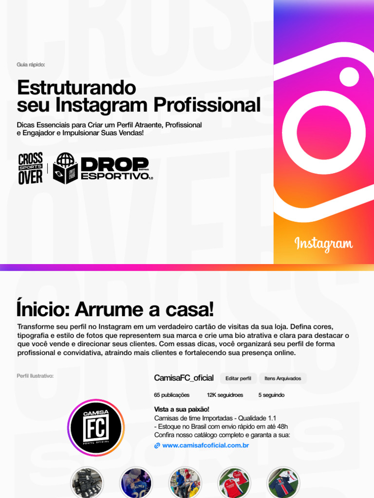 Dicas para Estruturar Instagram Profissional | PDF | Marca | Cor