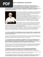 La Sociedad Padece Analfabetismo Sentimental