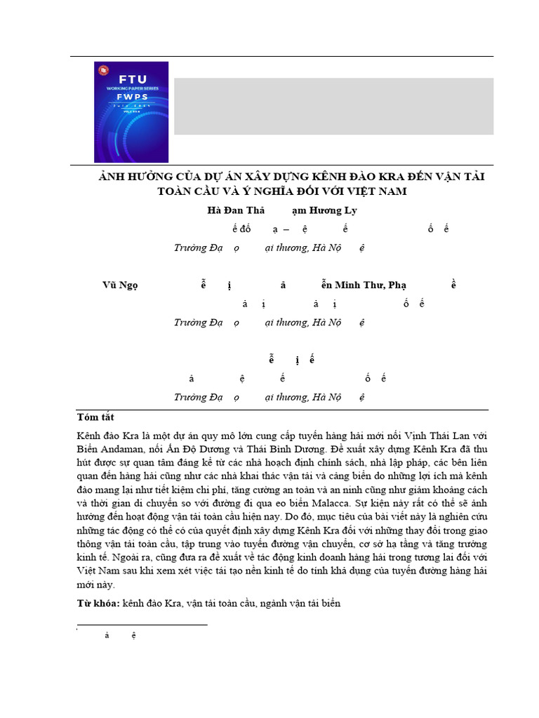 FWPS Vol 2 No 6 Paper 14 | PDF | Strait Of Malacca