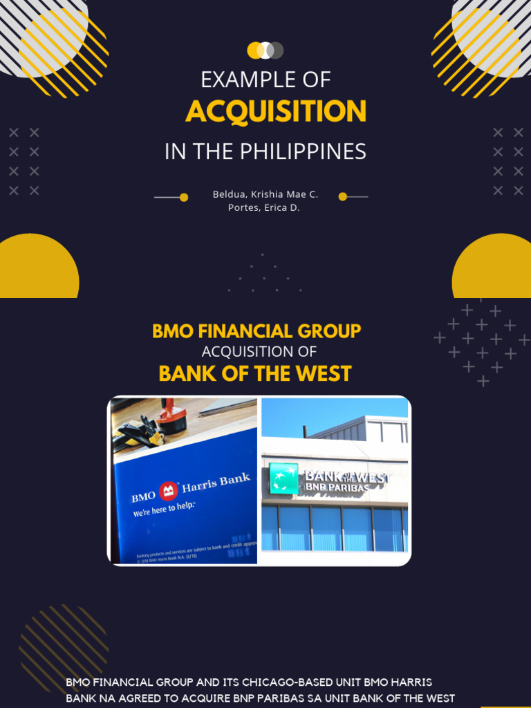 BMO Acquires Bank of the West for $16.3B | PDF | Law