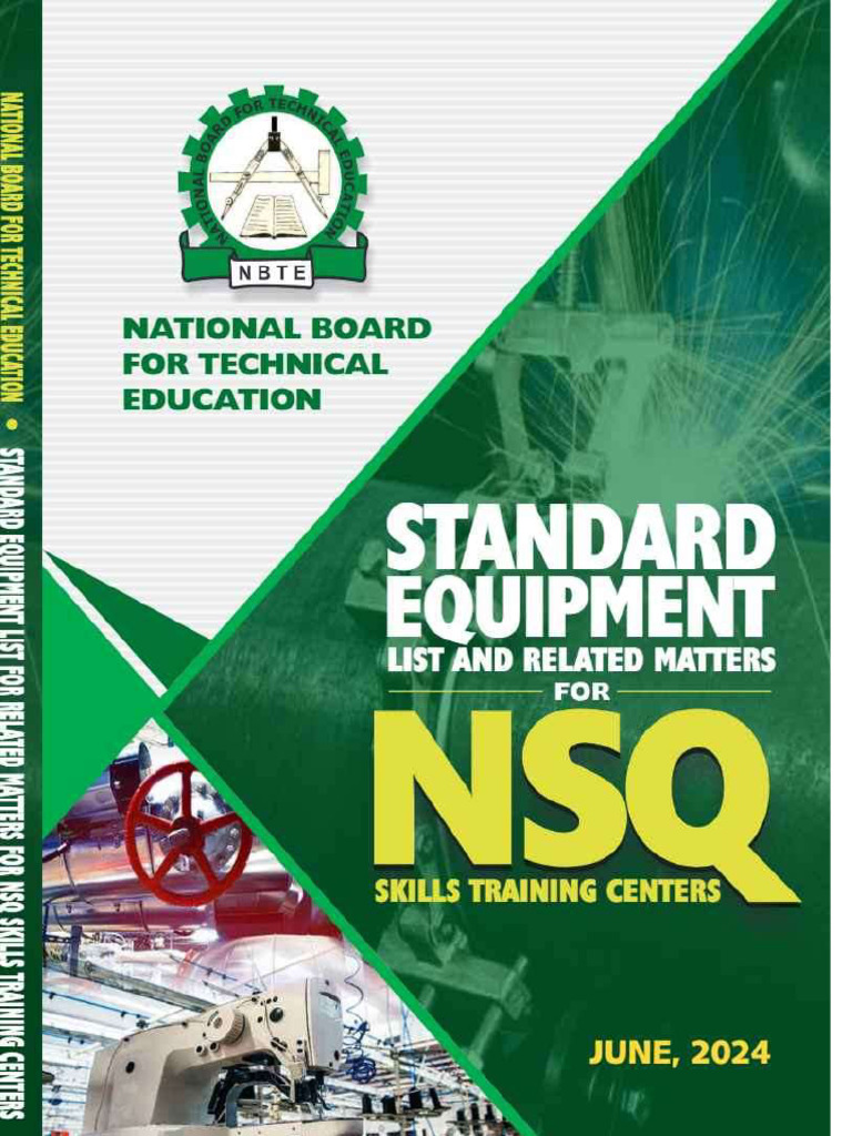 Nbte Equipment Material Requirements | PDF