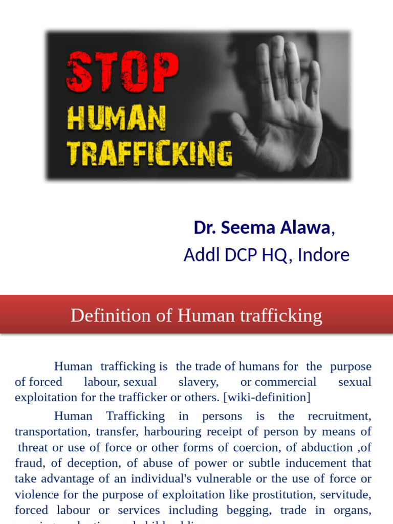 Understanding Human Trafficking Elements Pdf Human Trafficking