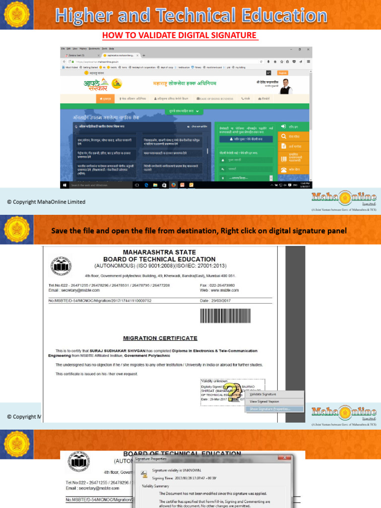 Digital Signature Process | PDF | Business | Finance & Money Management
