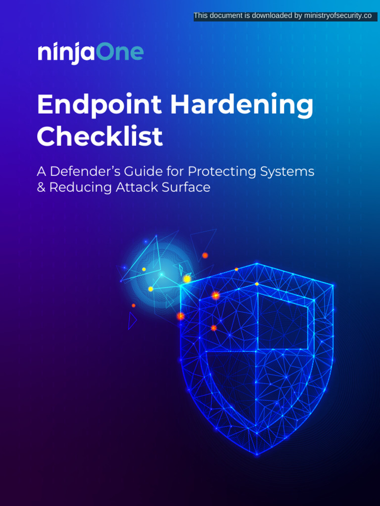 Endpoint Hardening Best Practices Guide | PDF | Computer Security ...