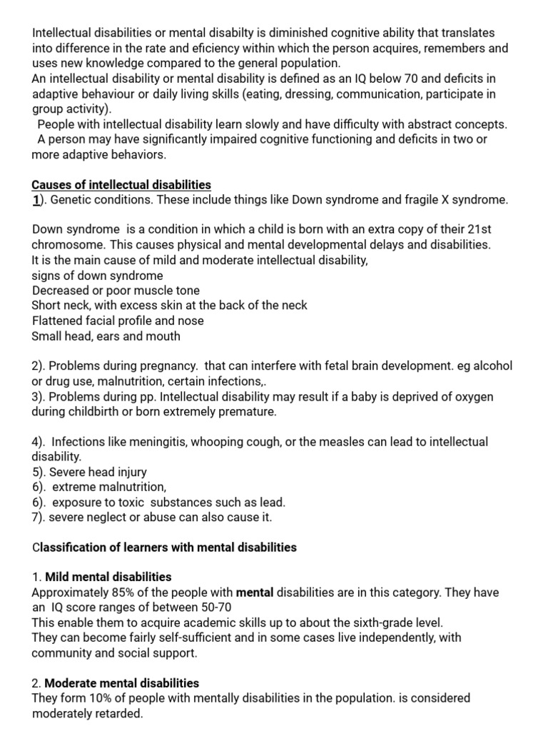 Understanding Borderline Intellectual Functioning | PDF | Intellectual ...