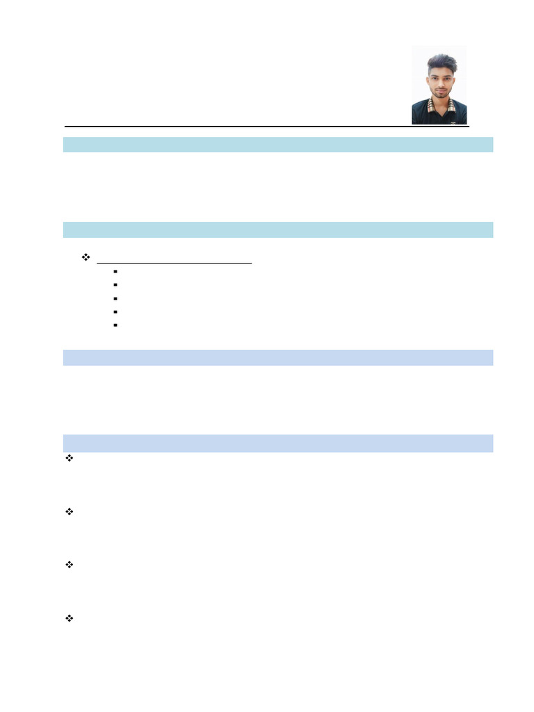 Rakibul Islam's Professional CV | PDF | Computing