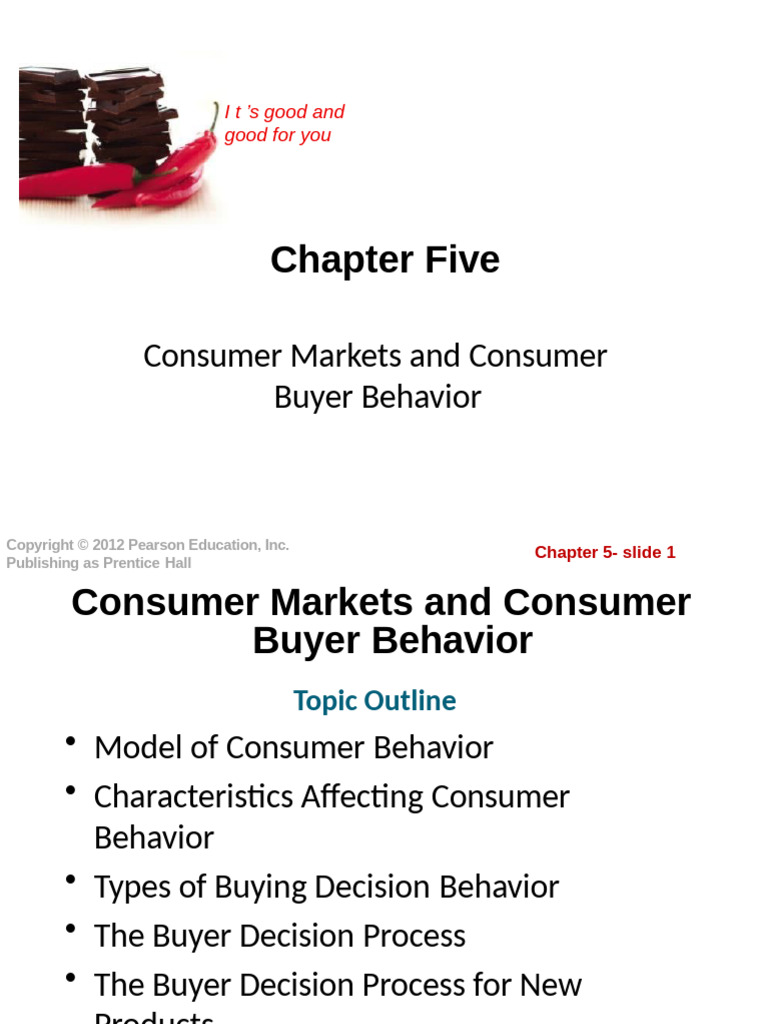 Ch 5 Consumer Market Customer Buying Behavior Pdf Consumer
