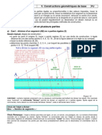 Constructions Geometriques de Base