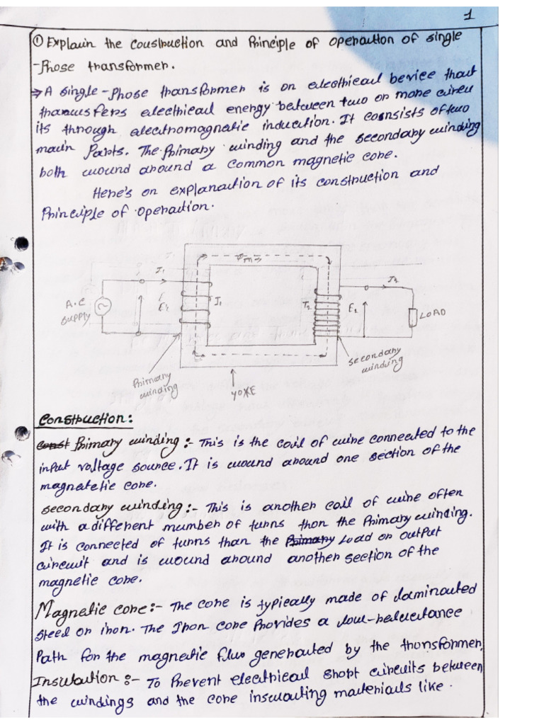 Assignment - 1 (DC Machine and Transformer) | PDF