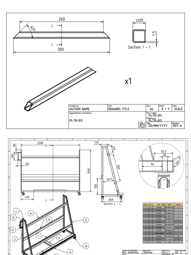 Structural Section Dimensions Overview | PDF