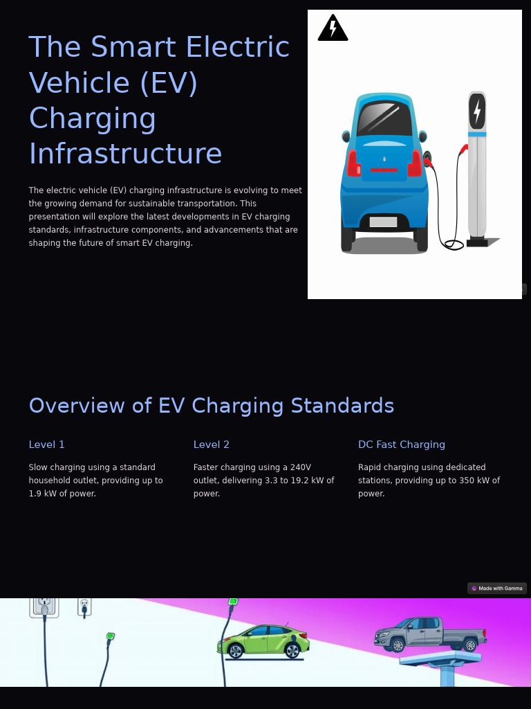 The Smart Electric Vehicle EV Charging Infrastructure | PDF | Electric ...