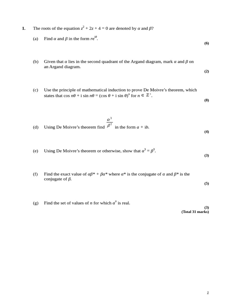 ComplexDeM | PDF | Equations | Mathematical Concepts