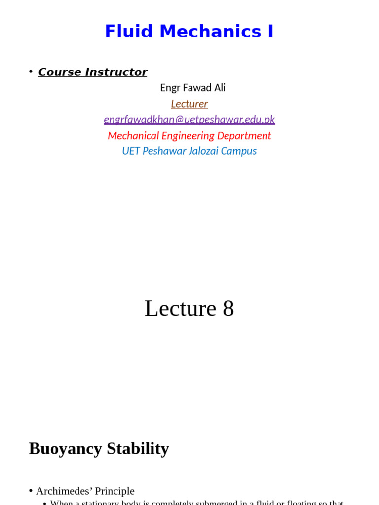 Lecture 8 | PDF