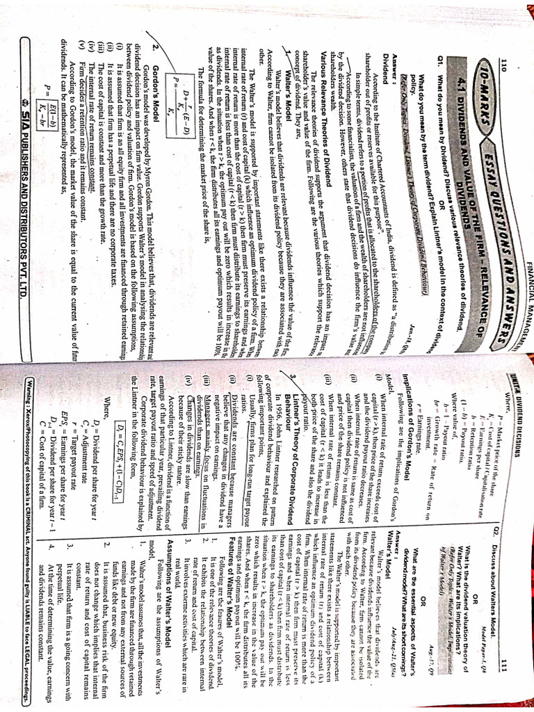 FM Unit 4&5 | PDF