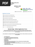 Jee Form | PDF