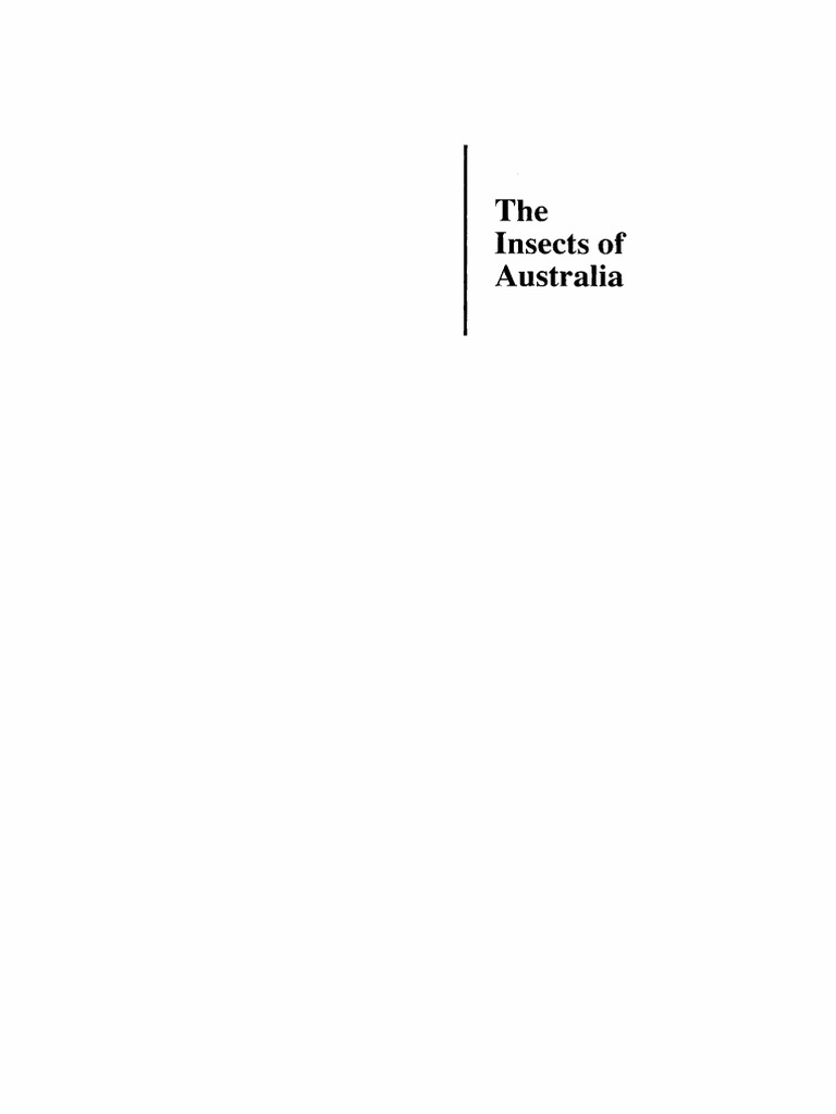 the insect of australia | PDF | Species | Insects