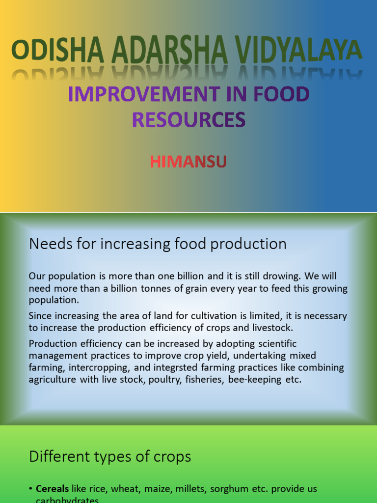 Enhancing Food Production Efficiency | PDF | Plant Nutrition | Crops