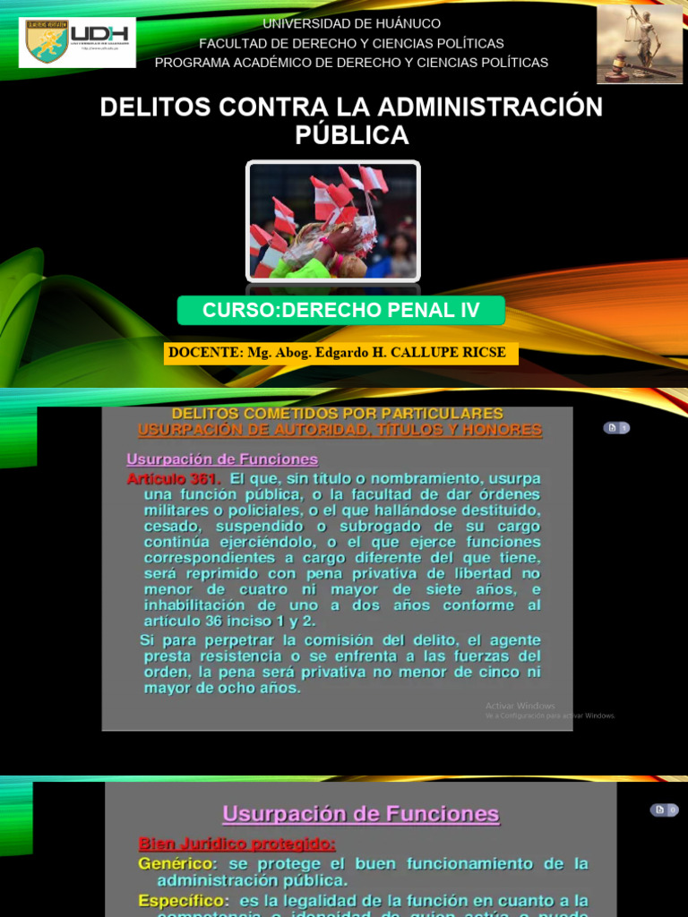 Delitos Contra La Administracion Publica | PDF