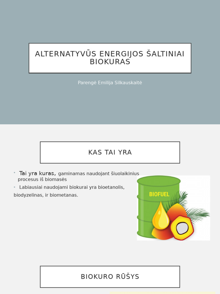 Biokuras | PDF
