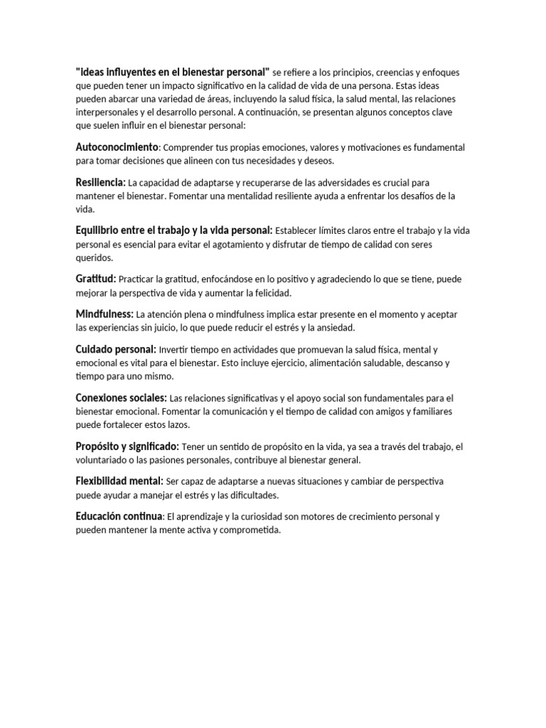 Exposicion de Habilidad de Crecimiento Personal | PDF | Relaciones ...