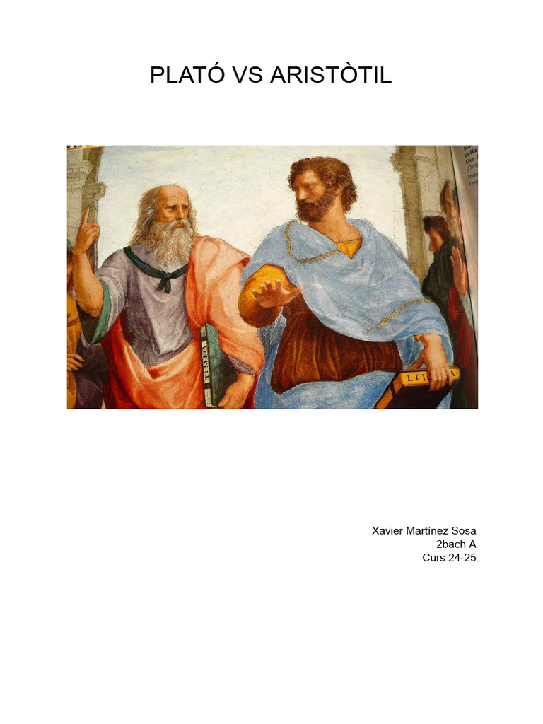 Platon Vs Aristoteles Pdf