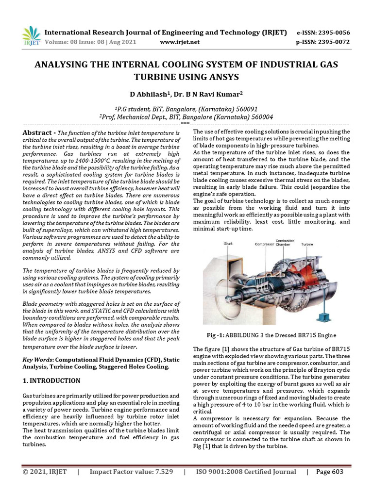 Journal - Assignment 1 | PDF | Turbine | Stress (Mechanics)