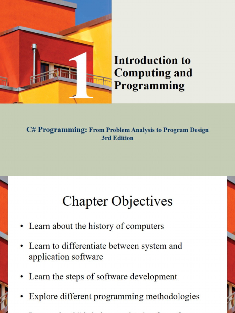 C# Chapter01A | PDF | Technology & Engineering
