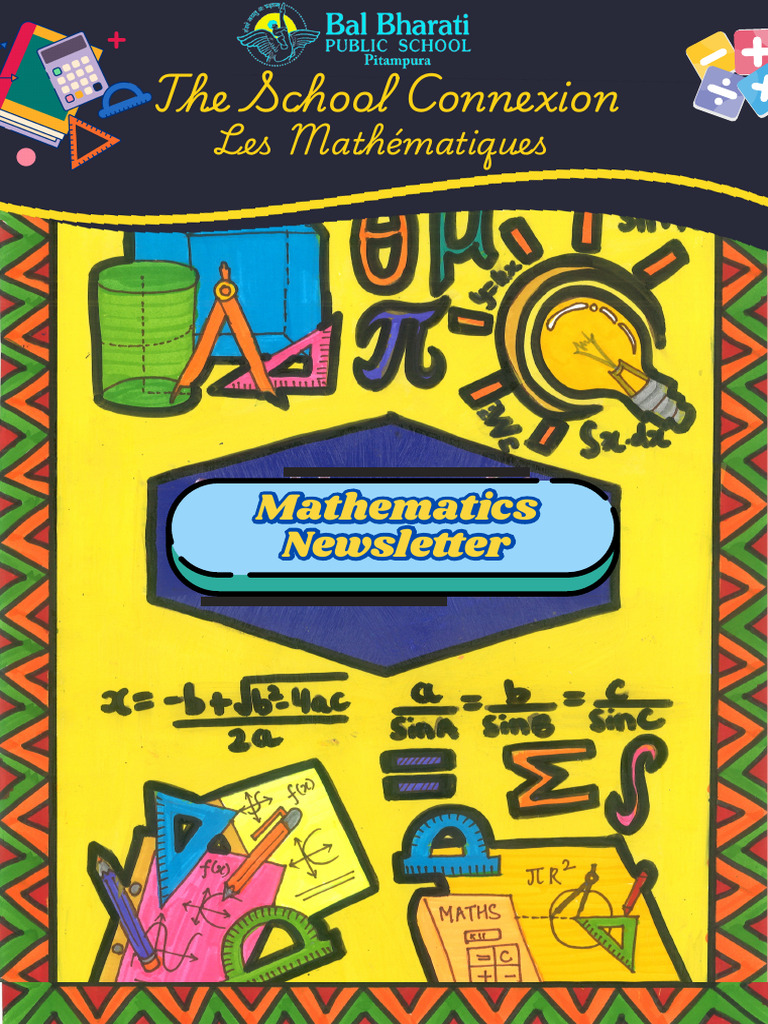 Mathematics Newsletter Highlights | PDF | Geometry | Mathematics