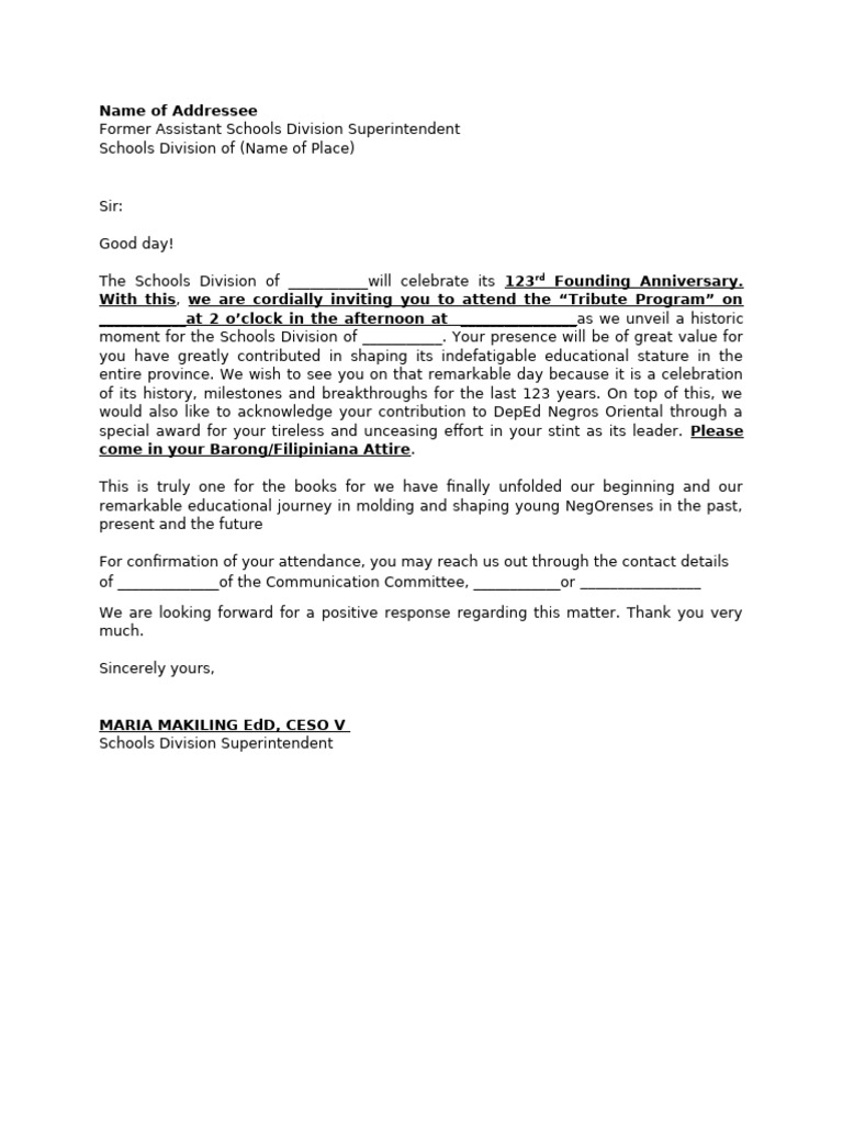 Letter Template 3 PDF