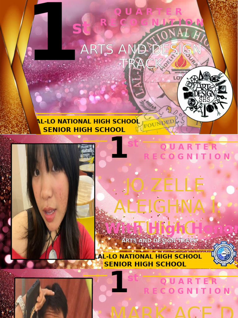 ARTS and DESIGN 1ST Quarter Recognition | PDF