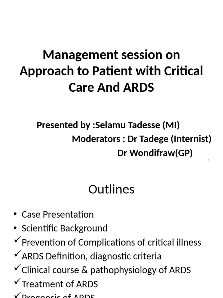 ARDS Edited (Autosaved) | PDF | Respiratory Diseases | Lung