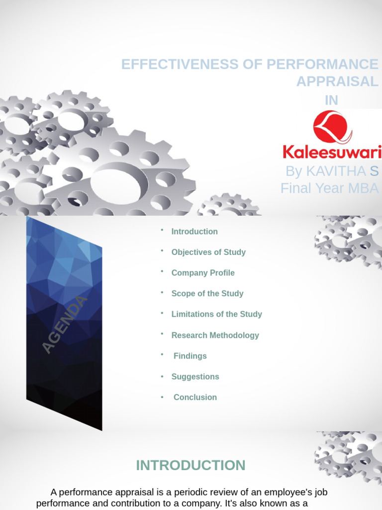 Effectiveness of Performance Appraisal-1 | PDF | Performance Appraisal ...