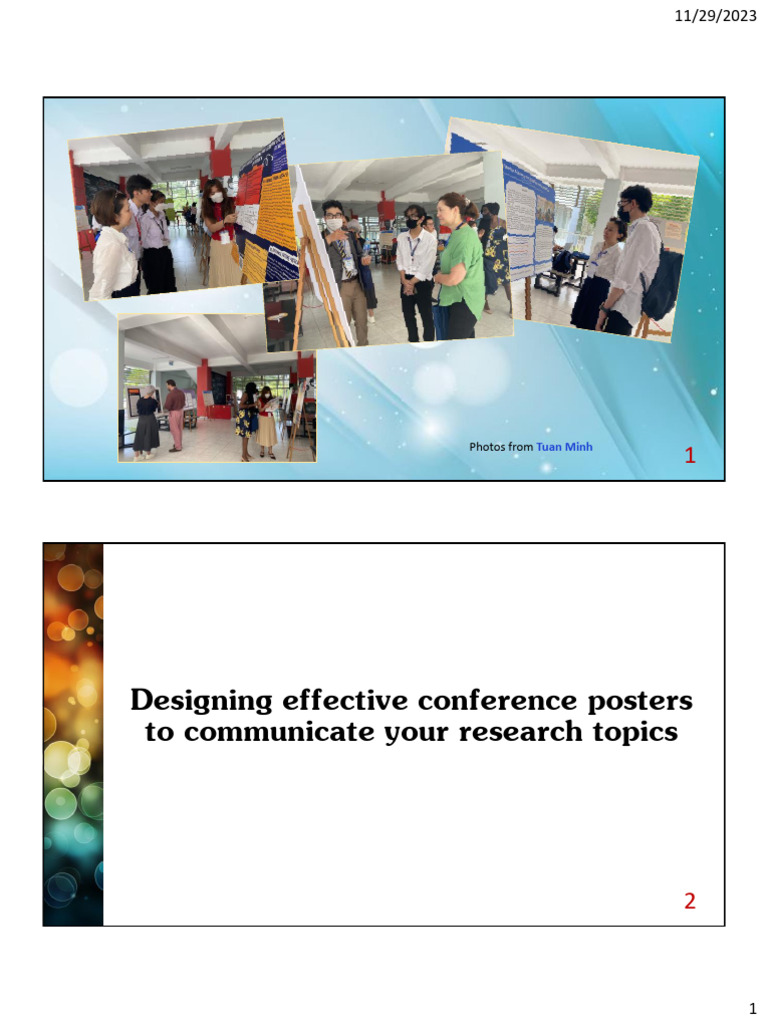 Effective Research Poster Design Tips | PDF | English As A Second Or ...