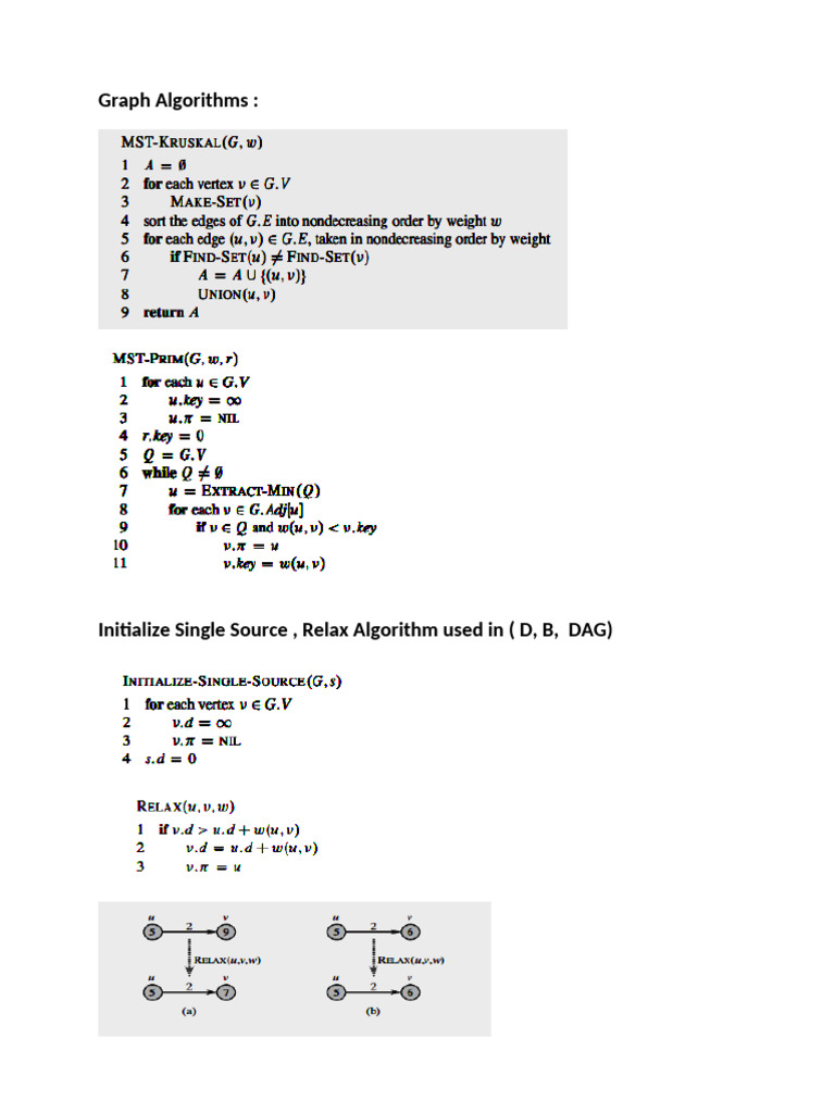 Graph Algorithm | PDF