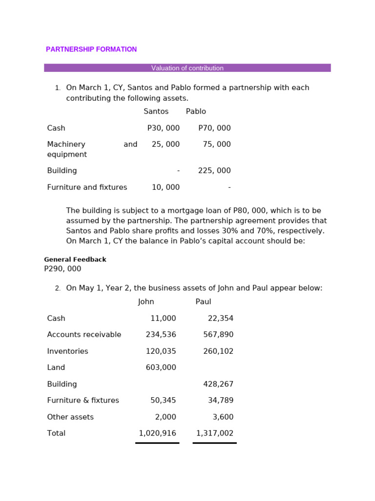 Partnership | PDF | Partnership | Debits And Credits