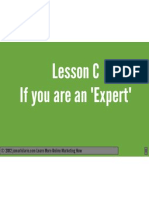 Lesson c if Youre an Expert PDF OMC2 by Jomar Hilario