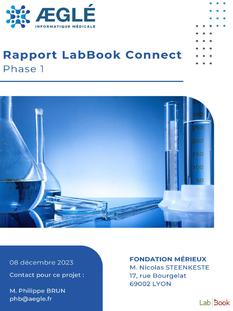 Rapport LabBook Connect Phase 1 | PDF | Plugin (Informatique) | Logiciel