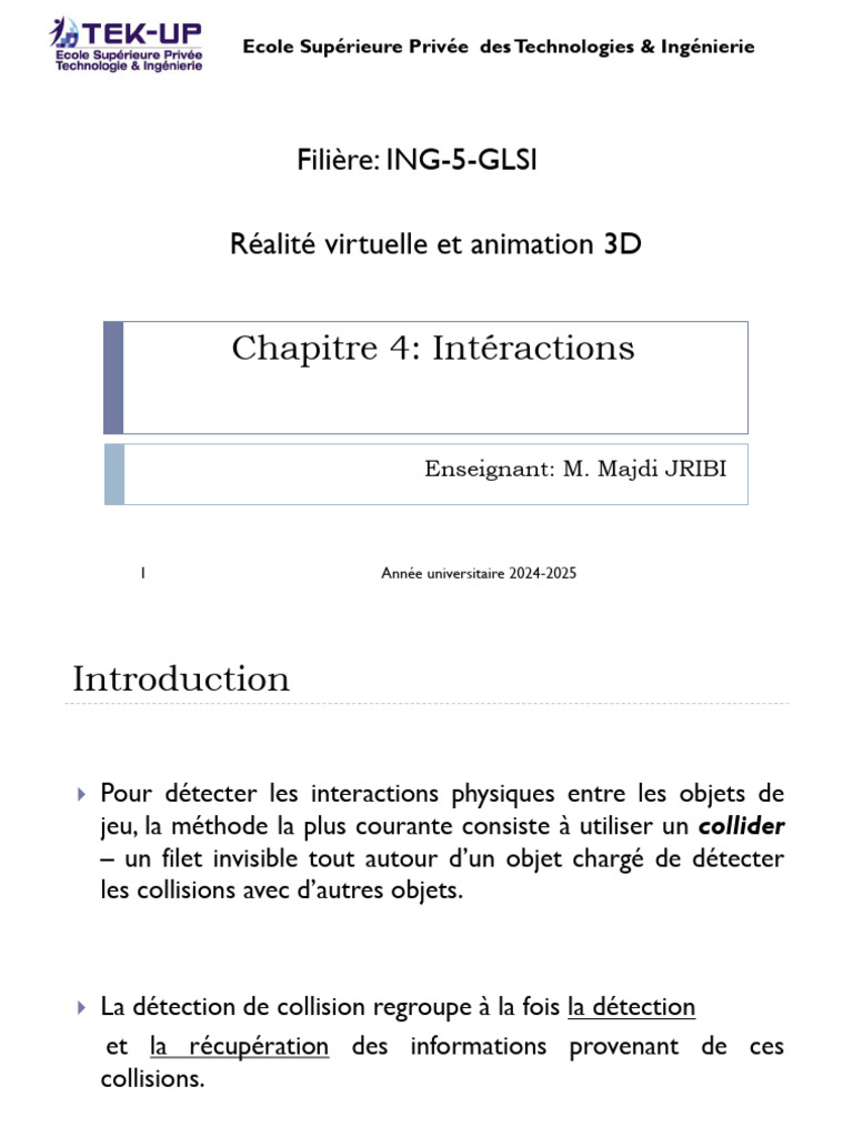 Détection de Collisions et Raycasting en Jeu | PDF | JavaScript ...