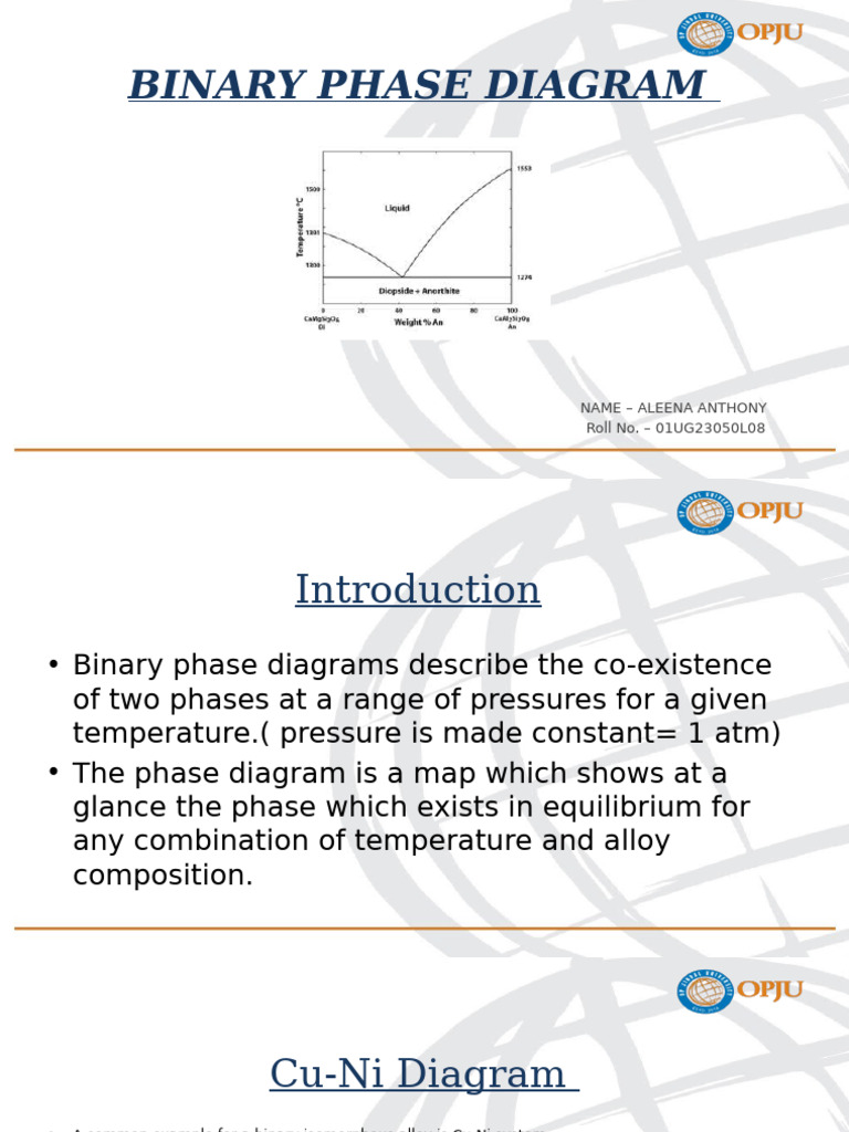 Binary Phase Diagram | PDF